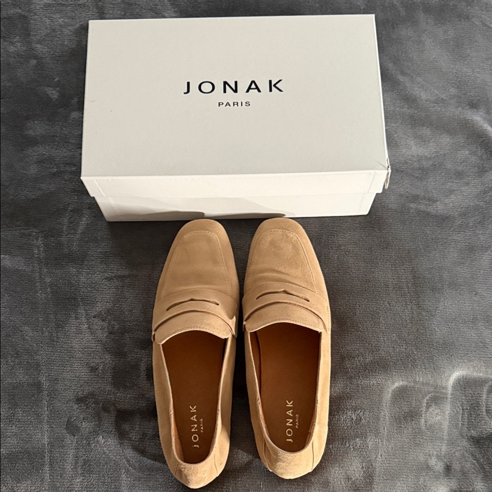 Jonak Paris Beige Marcusi Loafers